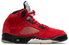 Load image into Gallery viewer, Jordan 5 Retro Raging Bull Red Suede