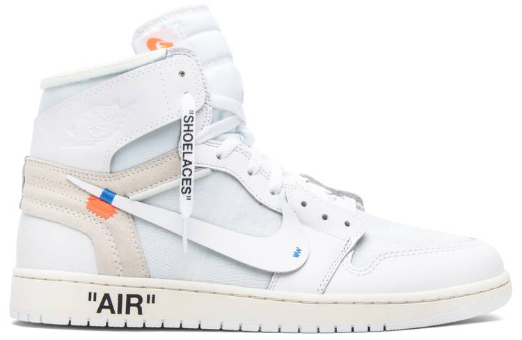 Off-White x Air Jordan 1 Retro High OG 'White' 2018