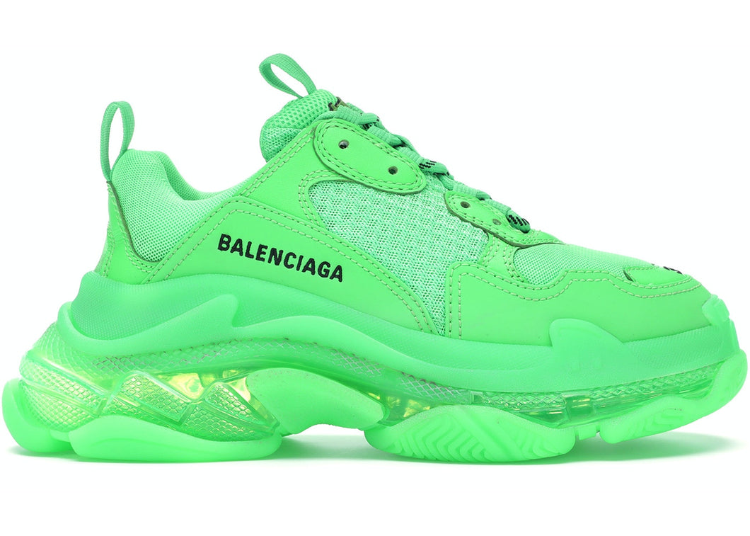 Balenciaga Triple S Neon Green Clear Sole