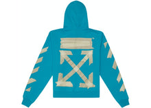 Load image into Gallery viewer, OFF-WHITE Tape Diag Arrows Hoodie Blue
