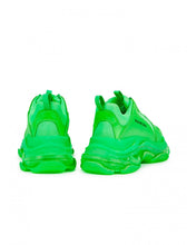 Load image into Gallery viewer, Balenciaga Triple S Neon Green Clear Sole
